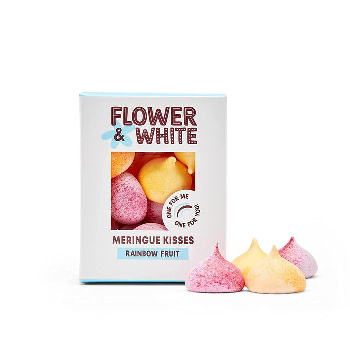 Flower & White - Rainbow Fruit Meringue Kisses(100g) | {{ collection.title }}