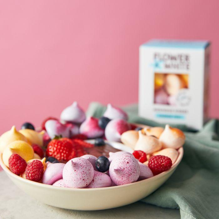 Flower & White - Rainbow Fruit Meringue Kisses(100g) | {{ collection.title }}