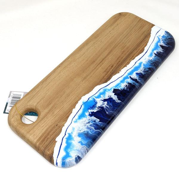 Fusion'D Design Resin Ocean Wash Design Serving Board | {{ collection.title }}