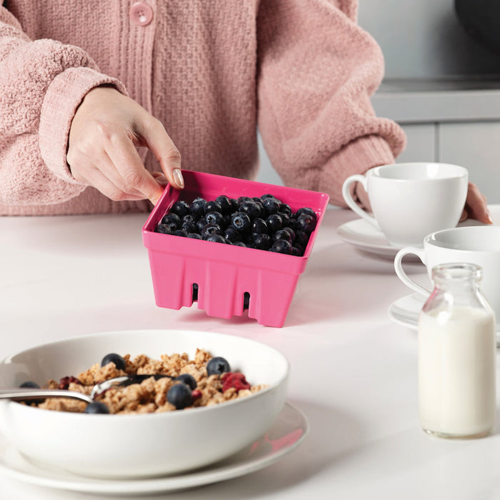 Zeal Melamine Small Berry Colander Box - Lime (12cm)