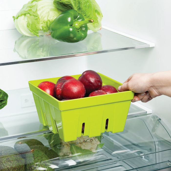 Zeal Melamine Fruit & Salad Box - Lime (19cm)