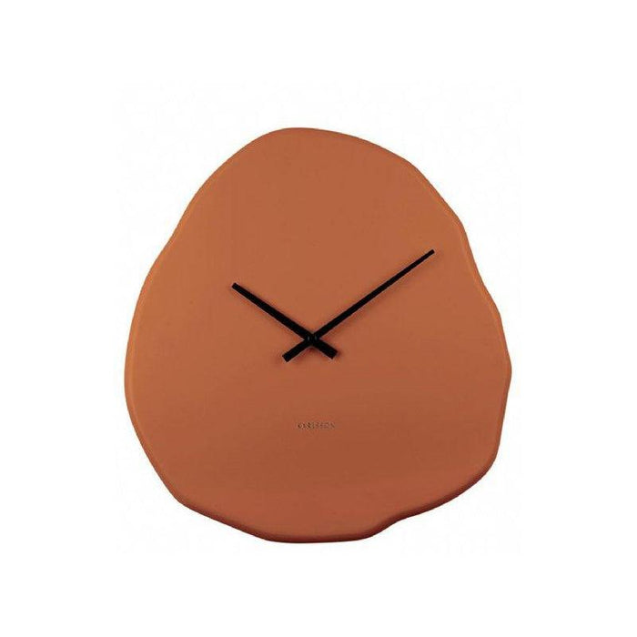 Karlsson Wall Clock Organic Round - Burned Orange