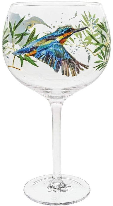 Ginology Kingfisher Bird Copa Cocktail Glass | {{ collection.title }}