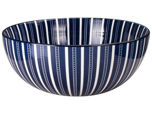 Gusta Salad Bowl OTB - Stripes Pattern (26cm) | {{ collection.title }}