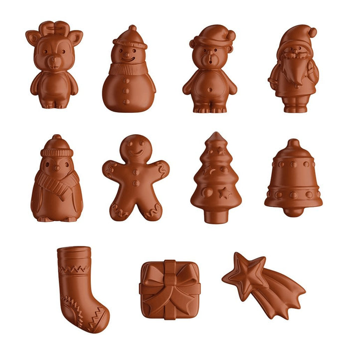 Simon Coll Christmas 3D Milk Chocolate Figures Advent Calendar (216g)