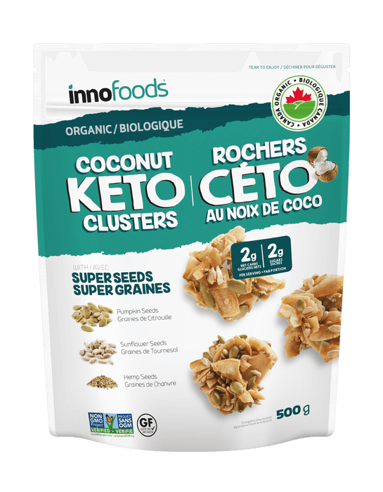 Inno Foods Coconut Keto Clusters With Super Seeds (500g) | {{ collection.title }}