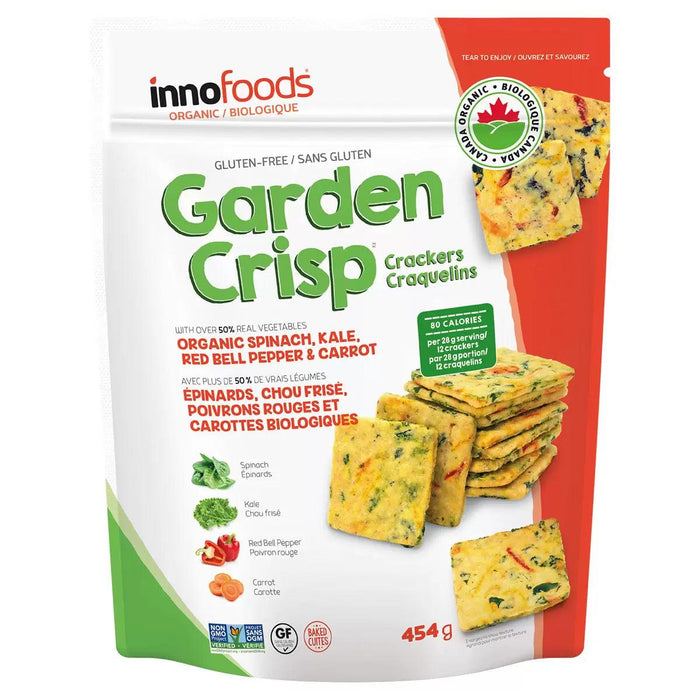 Inno Foods Organic Garden Crisp Crackers (454g) | {{ collection.title }}