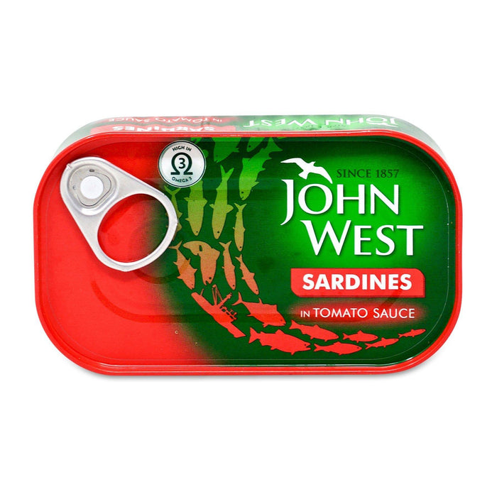 John West Sardines in Tomato Sauce (120g) | {{ collection.title }}