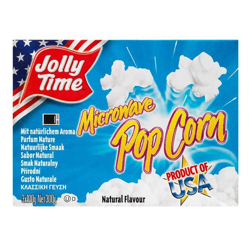 Jolly Time Microwave Natural Popcorn (3x100g) | {{ collection.title }}