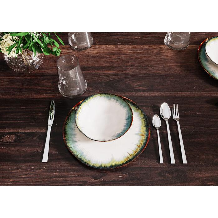 Kare Design - Plate Laguna Blue Ø26cm (set of 4) | {{ collection.title }}