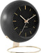 Karlsson 'Globe' Table Clock - Black/Gold | {{ collection.title }}