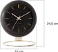 Karlsson 'Globe' Table Clock - Black/Gold | {{ collection.title }}