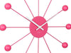 Karlsson Wall Clock Funky Spider - Bright Pink | {{ collection.title }}