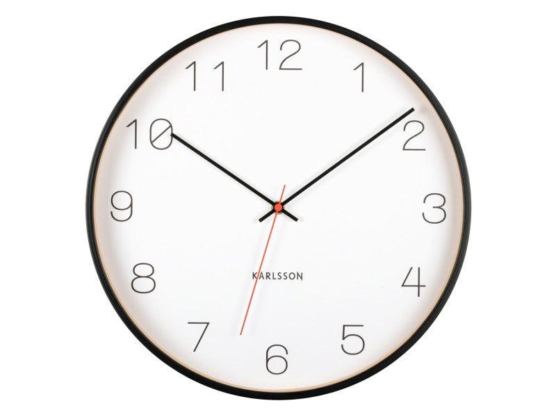 Karlsson Wall Clock Joy - Black | {{ collection.title }}