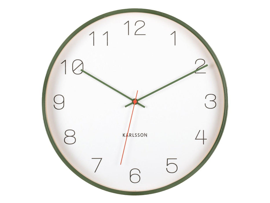 Karlsson Wall Clock Joy - Dark Green | {{ collection.title }}