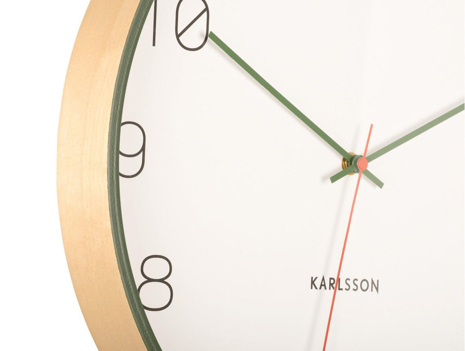 Karlsson Wall Clock Joy - Dark Green | {{ collection.title }}