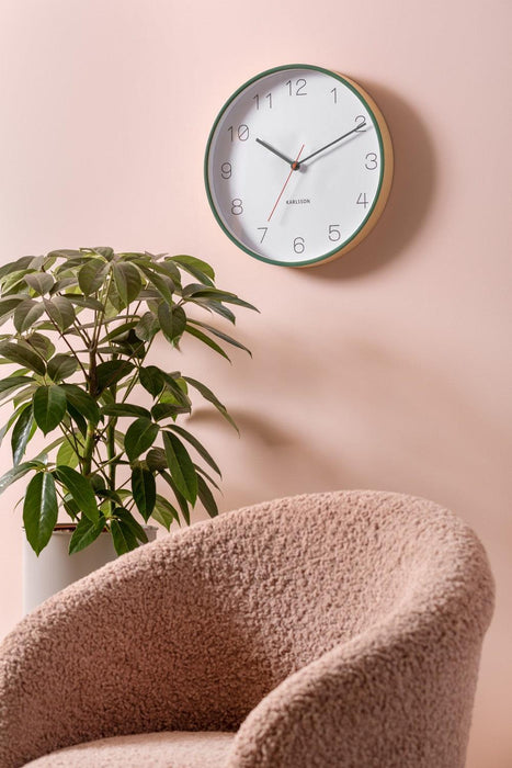 Karlsson Wall Clock Joy - Dark Green | {{ collection.title }}