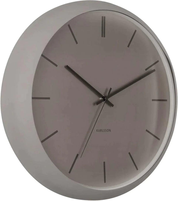 Karlsson Wall Clock Nirvana Globe - Dark Warm Grey | {{ collection.title }}