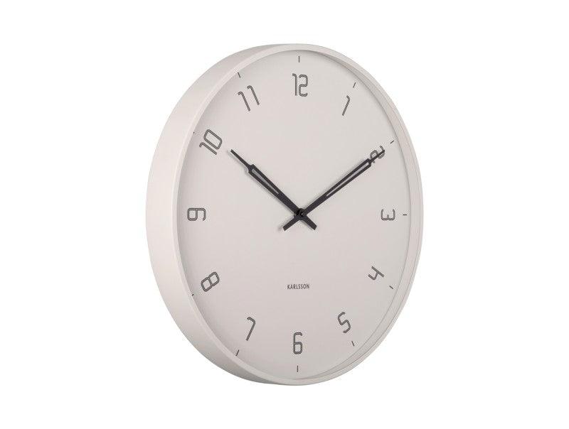 Karlsson Wall Clock Stark Iron Matt - Warm Grey | {{ collection.title }}