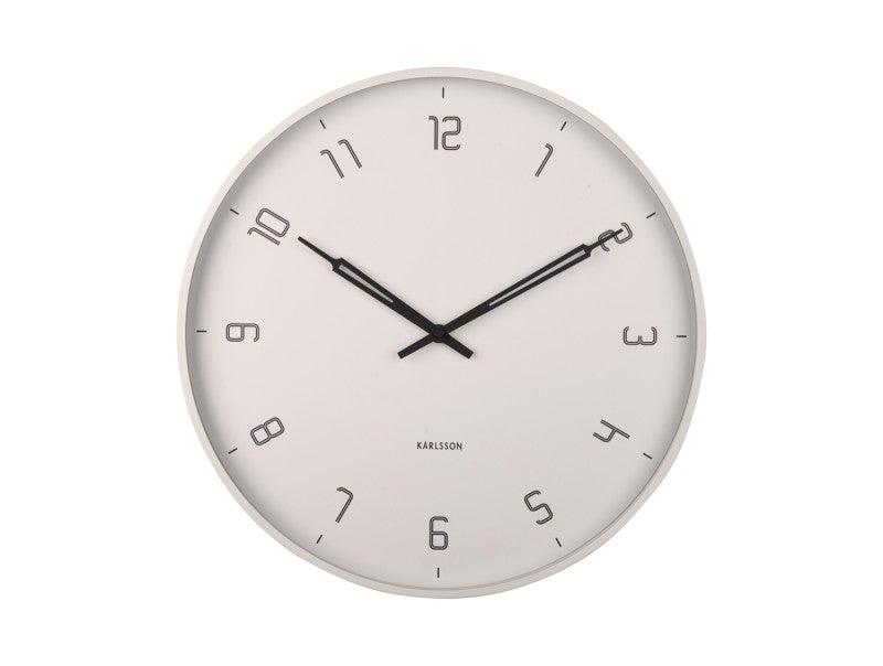 Karlsson Wall Clock Stark Iron Matt - Warm Grey | {{ collection.title }}