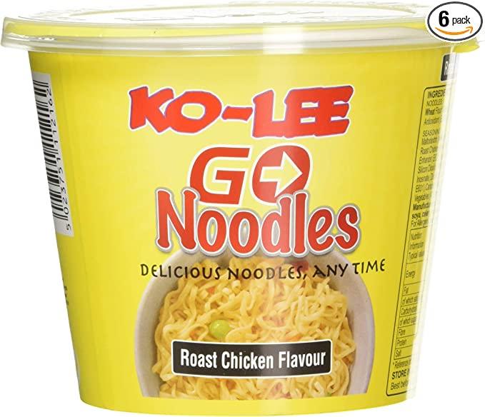 KO-LEE Go Noodles - Roast chicken Flavour (65g) | {{ collection.title }}