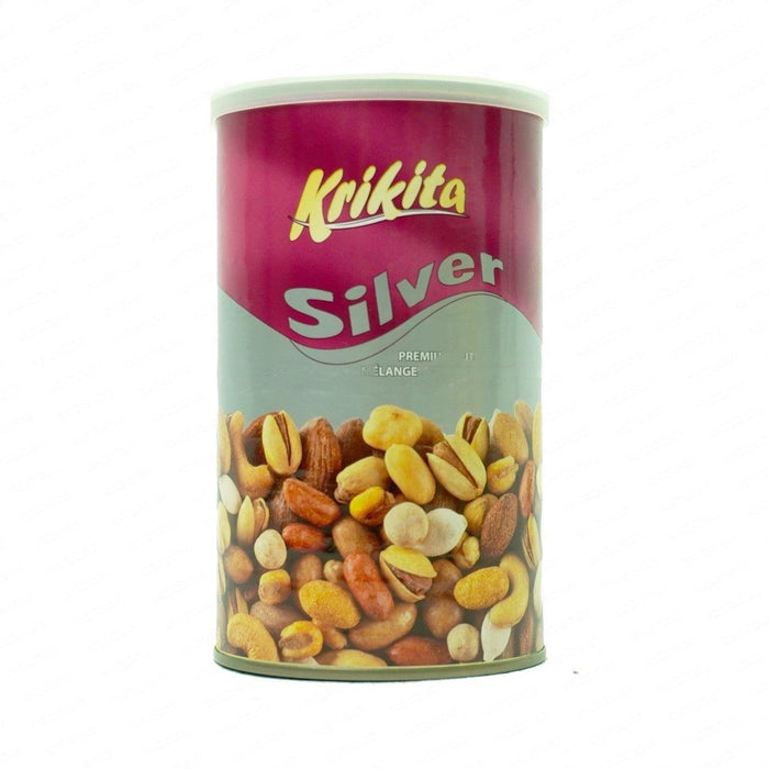 Krikita Silver Mixed Nuts in Tin (454g) | {{ collection.title }}