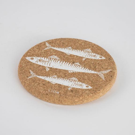 Liga Cork Coaster - Mackerel | {{ collection.title }}