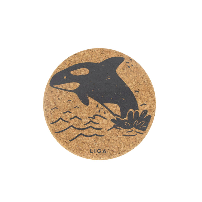 Liga Cork Coaster - Orca