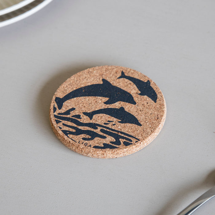 Liga Cork Coaster - Dolphins