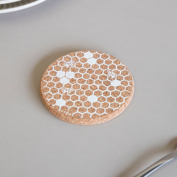 Liga Cork Coaster - HoneyComb