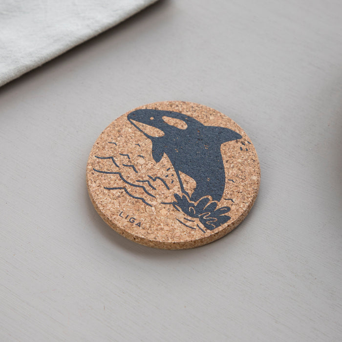 Liga Cork Coaster - Orca