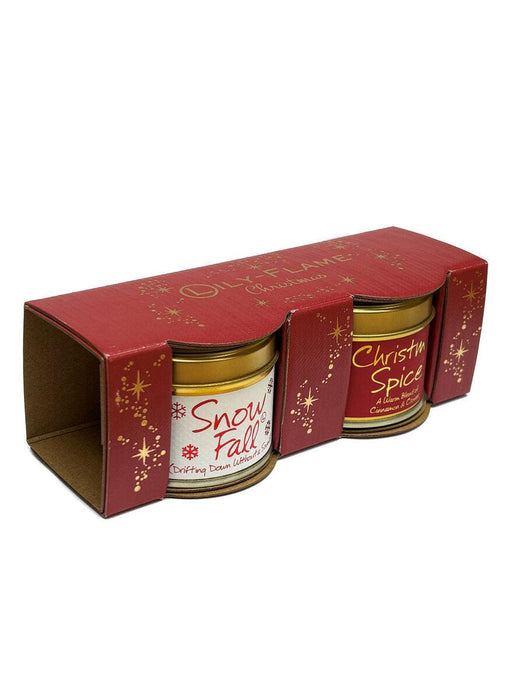 Lily Flame Mini Tin Duo Gift Set Christmas Candle