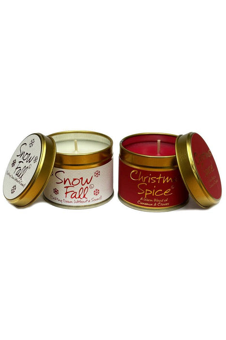 Lily Flame Mini Tin Duo Gift Set Christmas Candle