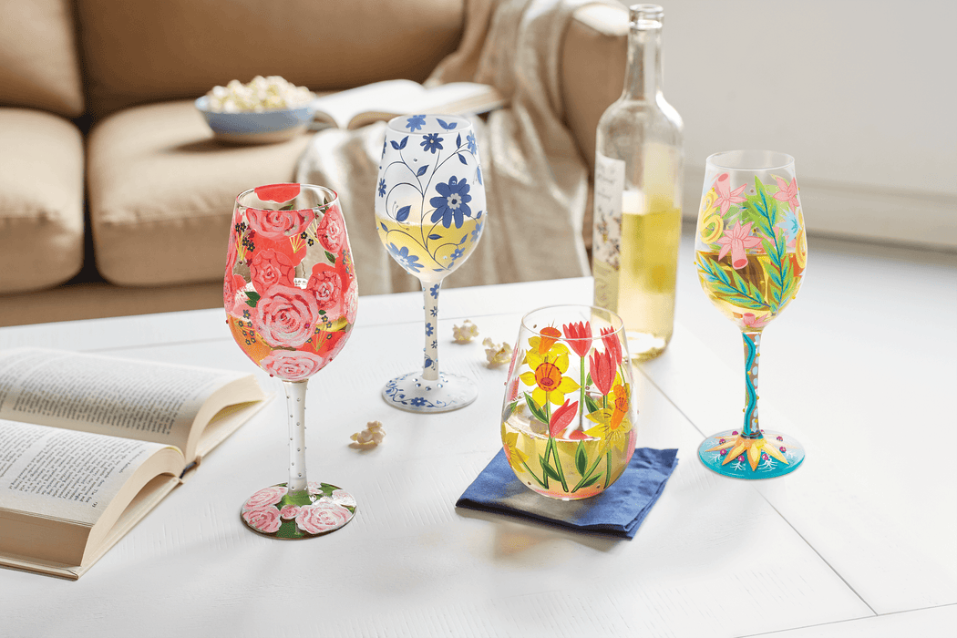 Lolita Fashion Florals Wine Glass | {{ collection.title }}