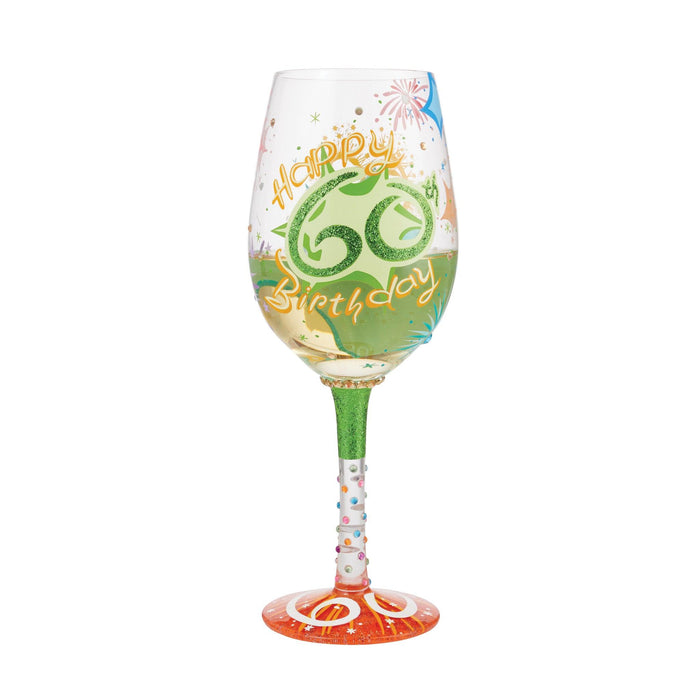 Lolita Happy 60th Birthday Wine Glass | {{ collection.title }}