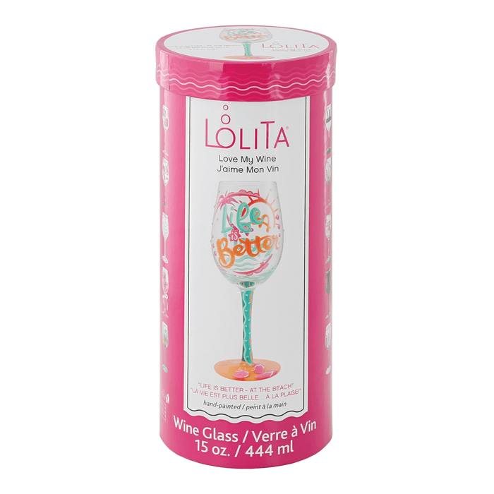 Lolita Life At The Beach Wine Glass | {{ collection.title }}