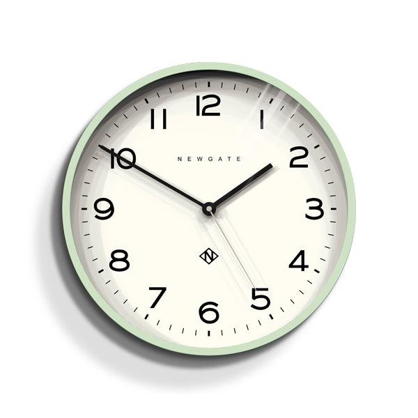 Newgate Echo Number Three Clock - Neo Mint | {{ collection.title }}