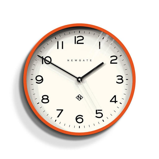 Newgate Echo Number Three Clock - Orange | {{ collection.title }}