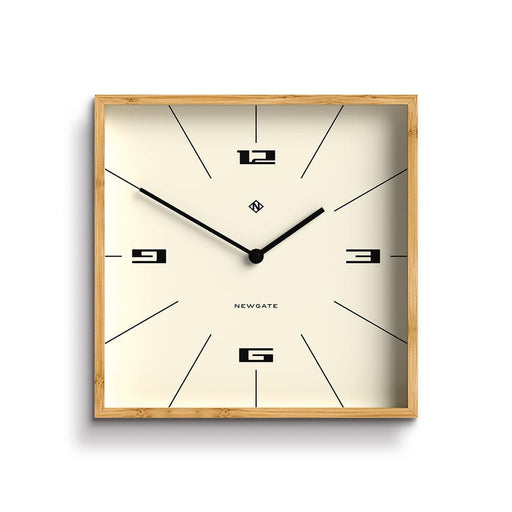 Newgate Fiji Wall Clock - Hovercraft Dial - Bamboo | {{ collection.title }}