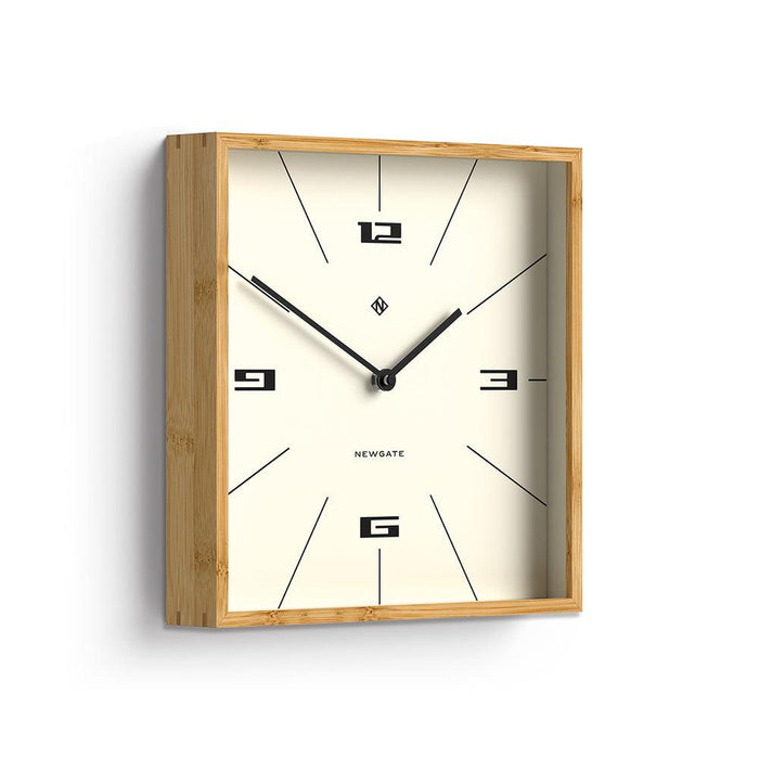 Newgate Fiji Wall Clock - Hovercraft Dial - Bamboo | {{ collection.title }}