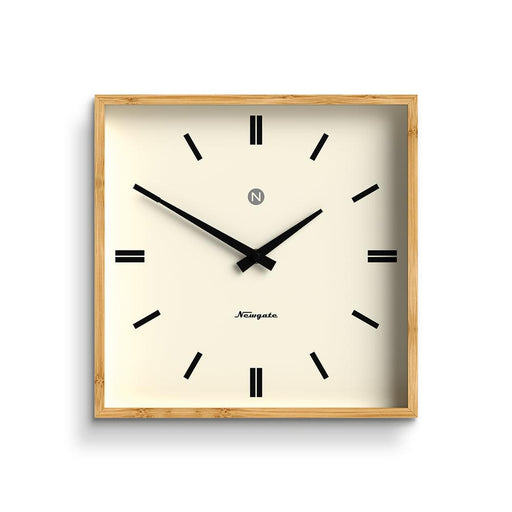 Newgate Fiji Wall Clock - Moped Dial - Bamboo | {{ collection.title }}