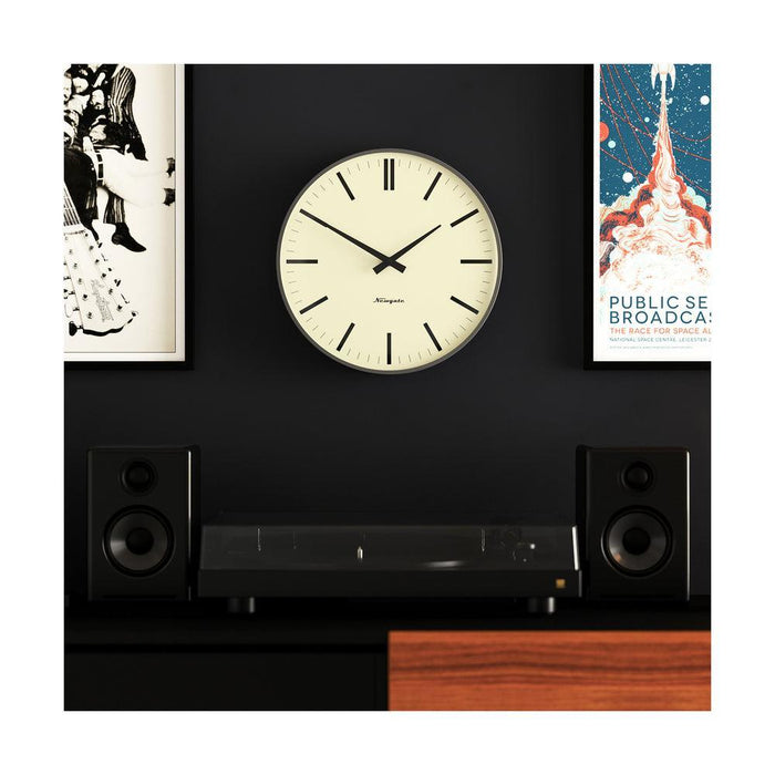 Newgate Radio City Wall Clock - Blizzard Grey | {{ collection.title }}