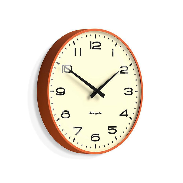 Newgate Radio City Wall Clock - Harlem Dial - Pumpkin Orange | {{ collection.title }}