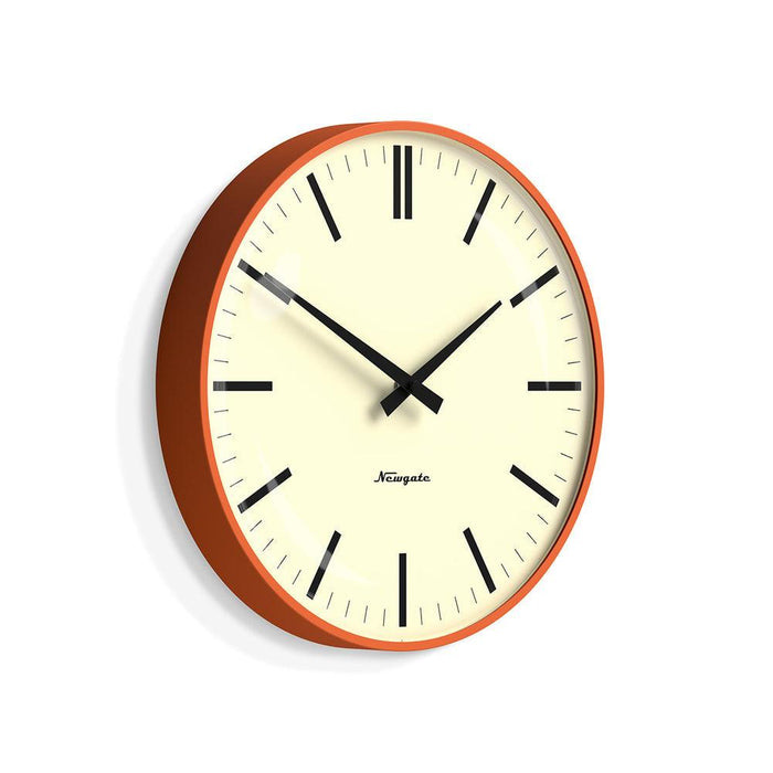 Newgate Radio City Wall Clock - Pumpkin Orange | {{ collection.title }}