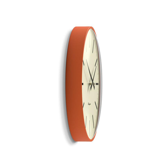 Newgate Radio City Wall Clock - Pumpkin Orange | {{ collection.title }}