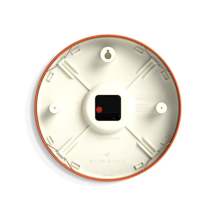 Newgate Radio City Wall Clock - Pumpkin Orange | {{ collection.title }}