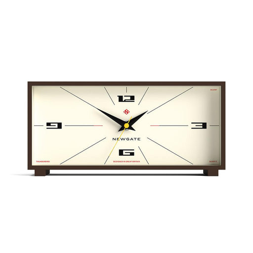 Newgate Thunderbird Mantel Clock - Brown | {{ collection.title }}