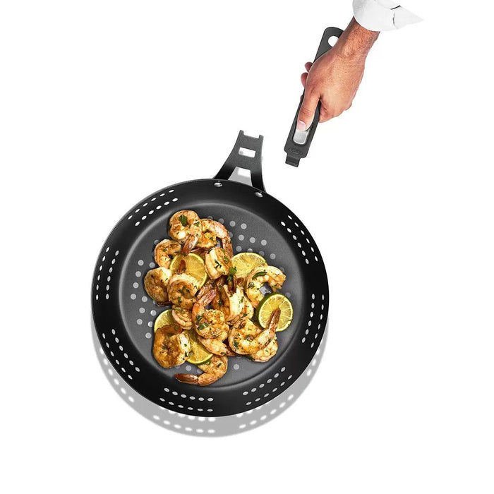 OXO Perforated Fry Pan with Detachable Handle (30cm) | {{ collection.title }}