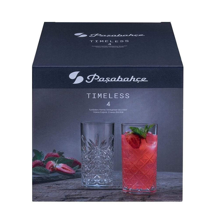 Pasabahce Set of 4 Timeless Crystal Tumbler | {{ collection.title }}