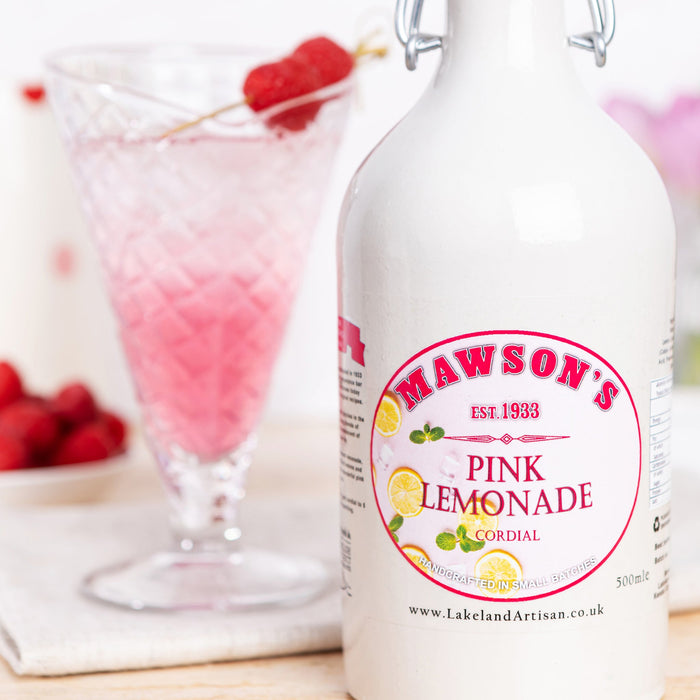 MAWSON'S Pink Lemonade Cordial Stone Crock (500ml)